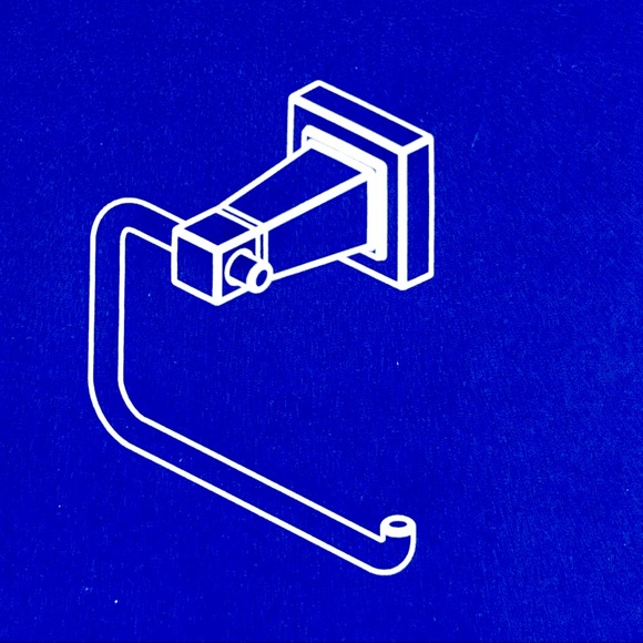 NEW Toilet Paper Holder Polished Chrome Finish Wall Mount Single Post #0105752 - Picture 1 of 9